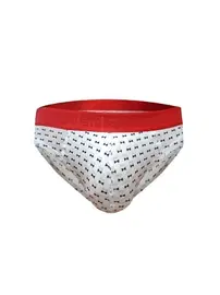 Darkzone Lastikli Papyon Desenli Beyaz Erkek Slip  Darkzone DZN6330