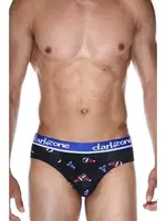 Lastikli Şapka Desenli Siyah Erkek Slip  Darkzone DZN6385