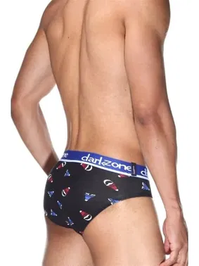 Darkzone Lastikli Şapka Desenli Siyah Erkek Slip  Darkzone DZN6385 - Alternatif Görünüm