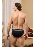 Lastikli Siyah Erkek Slip  Darkzone DZN6301 detay görünüm