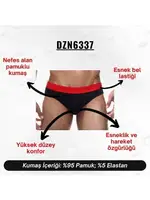 Lastikli Siyah Erkek Slip  Darkzone DZN6337 görsel 4