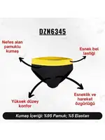 Lastikli Siyah Erkek Slip  Darkzone DZN6345 detay görünüm