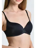 Lazer Kesim Dikişsiz Destekli Sütyen Yeni İnci 6701 Siyah