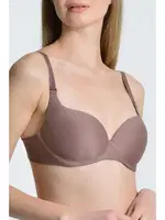 Lazer Kesim Dikişsiz Destekli Sütyen Yeni İnci 6701 Vizon detay görünüm