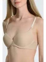 Lazer Kesim Dikişsiz Destekli Sütyen Yeni İnci 6701 Ten görsel 4