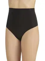 Lazer Kesim Yüksek Bel String Fabony 2010 Siyah