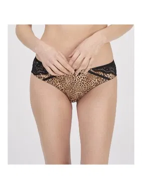 Moonlight Leopar  Desenli Kadın Slip Külot Moonlight 3210