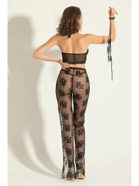 Gallipoli Lez Dantel Bustiyer Pantolon Ve Göz Maskesi Takım Gallipoli MGP6154 - Alternatif Görünüm