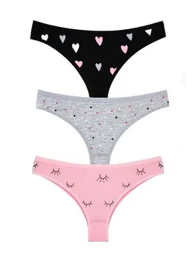 Öts İç Giyim Likralı Brazilian Kadın Külot %96 Pamuk ÖTS 4243