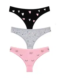 Öts İç Giyim Likralı Brazilian Kadın Külot %96 Pamuk ÖTS 4243