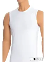 Likralı Erkek Atlet %96 Pamuklu ÖTS 1450 Beyaz