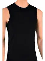 Likralı Erkek Atlet %96 Pamuklu ÖTS 1450 Siyah detay görünüm