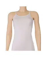 Likralı İp Askılı Beyaz 3'lü Paket Kadın Atlet Yıldız 2170 Beyaz