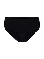 Likralı İz Yapmaz Kadın Siyah 6'lı Paket Bato Külot Yıldız 3746 Siyah detay görünüm