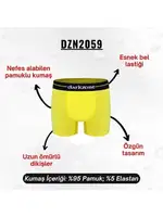 Likralı Sarı Erkek Boxer Darkzone DZN2059 farklı açı