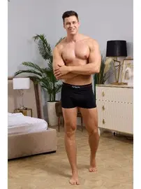 Darkzone Likralı Siyah Erkek Boxer Darkzone DZN2051