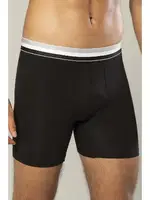 Likralı Süprem Pamuklu Erkek Uzun Boxer Erdem 1415 Siyah görsel 16