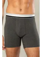 Likralı Süprem Pamuklu Erkek Uzun Boxer Erdem 1415 Antrasit görsel 11