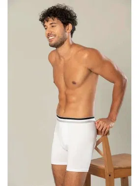 Erdem Likralı Süprem Pamuklu Erkek Uzun Boxer Erdem 1415 - Alternatif Görünüm