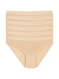 Yıldız Çamaşır Likralı Ten 6'lı Paket İz Yapmaz Bikini Külot Yıldız 3727