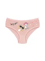 Likralı Uygun Fiyatlı Kız Çocuk Külot ÖTS 8262 - 6 ADET Somon farklı açı