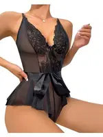 Lily Bianca Fantezi Babydoll Siyah 969 Siyah görsel 5