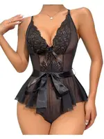 Lily Bianca Fantezi Babydoll Siyah 969 Siyah