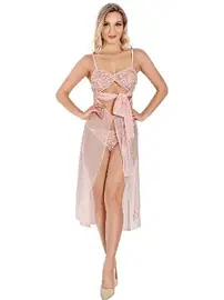 Lily Bianca Lily Bianca Fantezi Gecelik Krem 1800