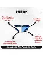 Mavi Beyaz Erkek Slip  Darkzone DZN6907 görsel 4