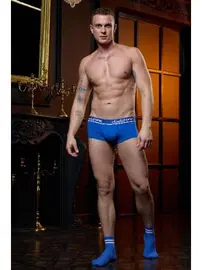 Darkzone Mavi Kısa Erkek Boxer Darkzone DZN3305