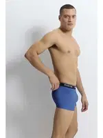 Mavi Pamuklu Strech Cotton Wooster Erkek Boxer W-063 - 3 Adet Mavi detay görünüm