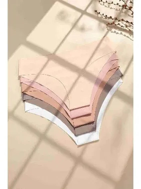 Merry See İz Yapmaz Likralı Dikişsiz Lazer Kesim Bikini Slip Külot Merry See MS 7622 - 5 ADET