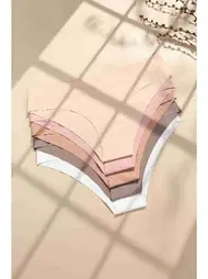 Merry See İz Yapmaz Likralı Dikişsiz Lazer Kesim Bikini Slip Külot Merry See MS 7622 - 5 ADET