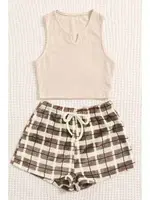 Merry See Altı Peluş Polar Üstü Örme Kolsuz Pijama Takımı MS 4066 Çok Renkli Çok Renkli görsel 4