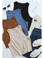 Kolsuz Örme Kumaş Siyah Kadın Crop Bluz Siyah Merry See MS39019 Siyah detay görünüm