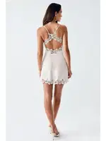 Mini Saten Dantel Detaylı Transparan Fantazi Kadın Gecelik İmaj 4210 Ekru görsel 4