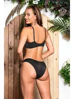 Minimizer Desenli Toparlayıcı Sütyen Slip Takım Siyah Gallipoli 31901 Siyah detay görünüm