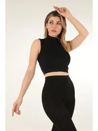 Miorre Mio Studio Turtleneck Sports Kısa Üst Miorre 001-002103