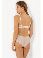 Miorre Dantelli Boş Kap Dolgusuz Sütyen Külot Takım Ekru görsel 5