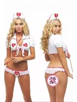 Miorre Fantezi Hemşire Kostüm 001-002324 Beyaz detay görünüm