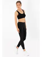 Miorre Modal Kadın Rahat Tayt 999-ZZ0130 Siyah farklı açı