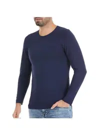 Yıldız Çamaşır Modal Lacivert O-Yaka Uzun Kollu Erkek T-Shirt Yıldız 387