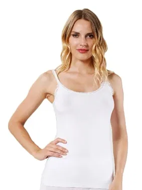 Özkan Modal Pamuklu İnce Askılı Dantelli Kadın Atlet Özkan 24675 