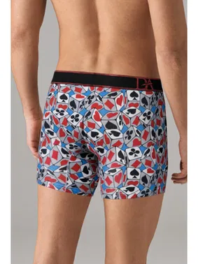 Doreanse Modal Pamuklu İskambil Zar Desenli Erkek Boxer Doreanse 1869 - Alternatif Görünüm