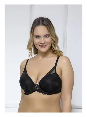 Moonlight Desteksiz Siyah Dantelli Toparlayıcı Sütyen Moonlight 2147