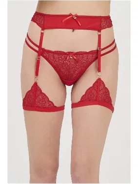 Moonlight Moonlight Kırmızı Jartiyer Takım 3212