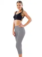 Likralı Kapri Kadın Tayt Emay 7600 Füme farklı açı