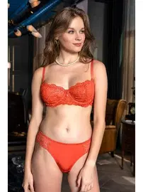 Gallipoli Nar Çiçeği Balenli Dantelli Kapsız Toparlayıcı Minimizer Sütyen Gallipoli MGP11370