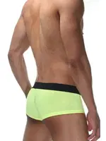 Neon Sarı Erkek Hipster Boxer Darkzone DZN2436 detay görünüm