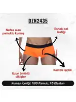 Neon Turuncu Erkek Hipster Boxer Darkzone DZN2435 farklı açı